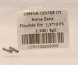 Arma Zeka Flex. pin 1,5 x 10 front sight - Aseiden OEM osat - 22P1100260000 - 1