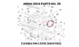 Arma Zeka Flexible pin 1,5*16 - Aseiden OEM osat - 22P1100380000 - 2