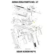Arma Zeka Screw M3*6 (sear) - Aseiden OEM osat - 22P1100070100 - 1