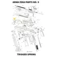 Arma Zeka Trigger spring - Aseiden OEM osat - 22P1100090000 - 1