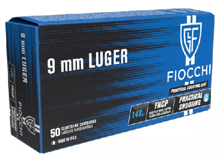 Fiocchi 9mm Luger 148gr 50kpl - 9x19 patruunat - 762344063041 - 1