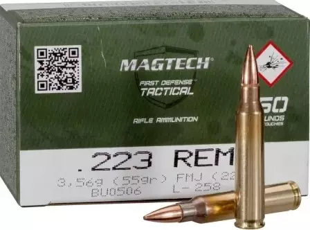 Magtech .223 FMJ 55gr (223A) 50kpl - .223 Rem patruunat - 7891798018123 - 1