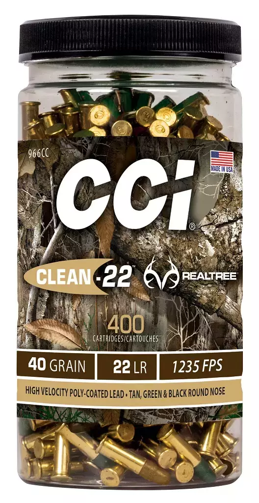 CCI Clean-22 Realtree 2,6g .22LR 400kpl. - .22lr patruunat - 604544671674 - 1