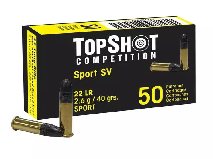 Top Shot .22lr 40grs Sport SV 50kpl - .22lr patruunat - 2003815 - 1