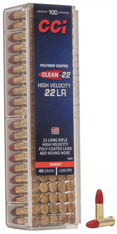 CCI .22lr Clean-22 High Velocity 100kpl - .22lr patruunat - 604544650327 - 1