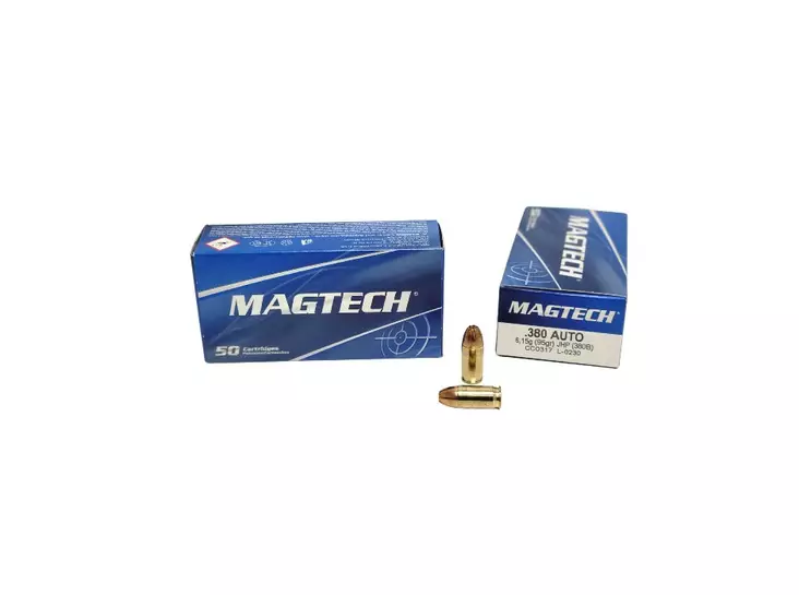 Magtech .380 Auto 6,15g(95gr) JHP (ERVA) - .380 Auto patruunat - 7891798042807 - 1