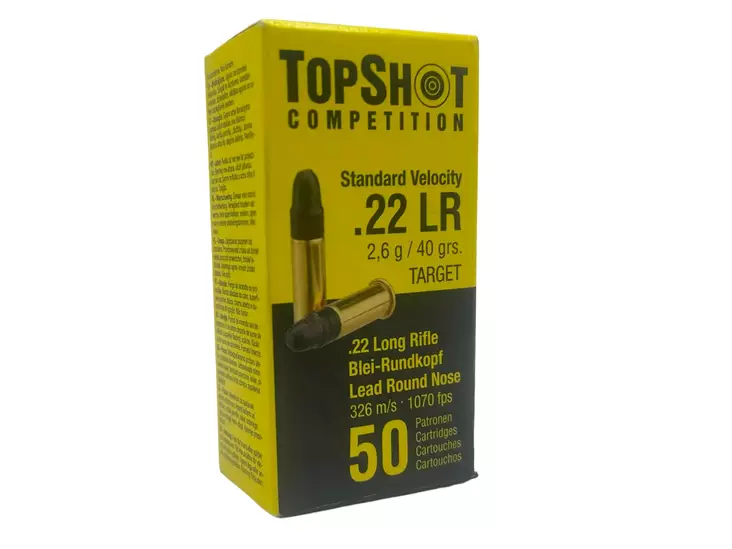 TOP SHOT .22lr Target 40grs. 50kpl. - .22lr patruunat - 0001664492 - 1