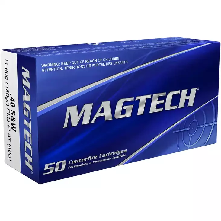Magtech 40 S&W 11,66g (40B) 50kpl. - .40S&W patruunat - 7891798039609 - 1