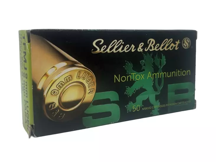 Sellier&Bellot 9x19 Nontox 8g 50kpl. - 9x19 patruunat - 8590690311569 - 1
